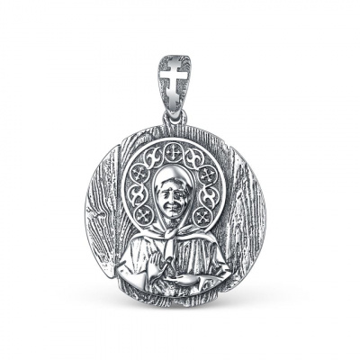 Подвеска из серебра, Чернёное серебро металл, проба 925, 