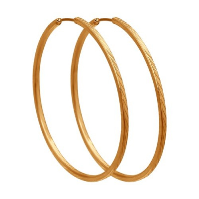 Серьги из золота, Красное золото металл, проба 585, 