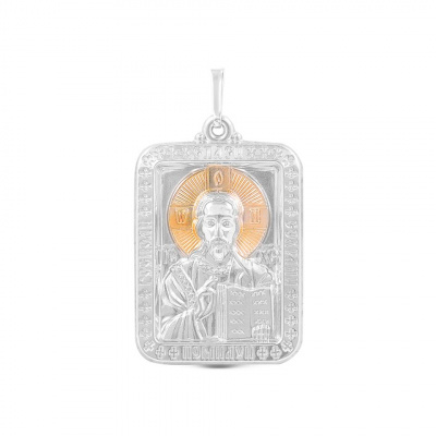 Подвеска из серебра, Родированное серебро металл, проба 925, 