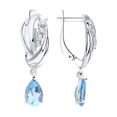 Серьги из серебра, Родированное серебро металл, проба 925, 2   Топаз Груша 9*6 ; 2   Фианит недраг Круг 2,5 ; 2   Фианит недраг Круг 2 ; 2   Фианит недраг Круг, 2  0,593 Топаз Груша 9*6 ; 2  0,011 Фианит недраг Круг 1,5 ; 2  0,017 Фианит недраг Круг 1,75 ; 2  0